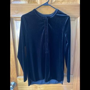 Ralph Lauren Velvet Blouse